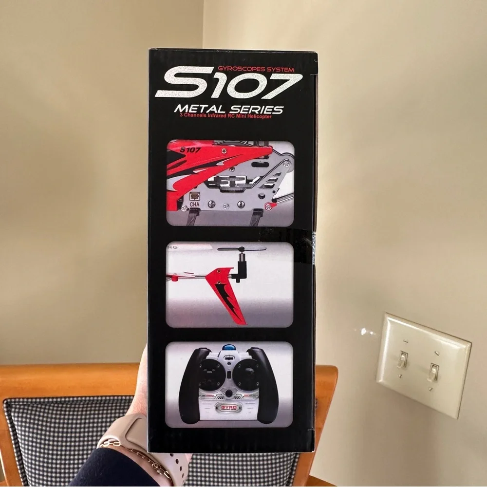 Syma Gyroscopes System S107 Metal Series Green Remote Controlled Helicopter